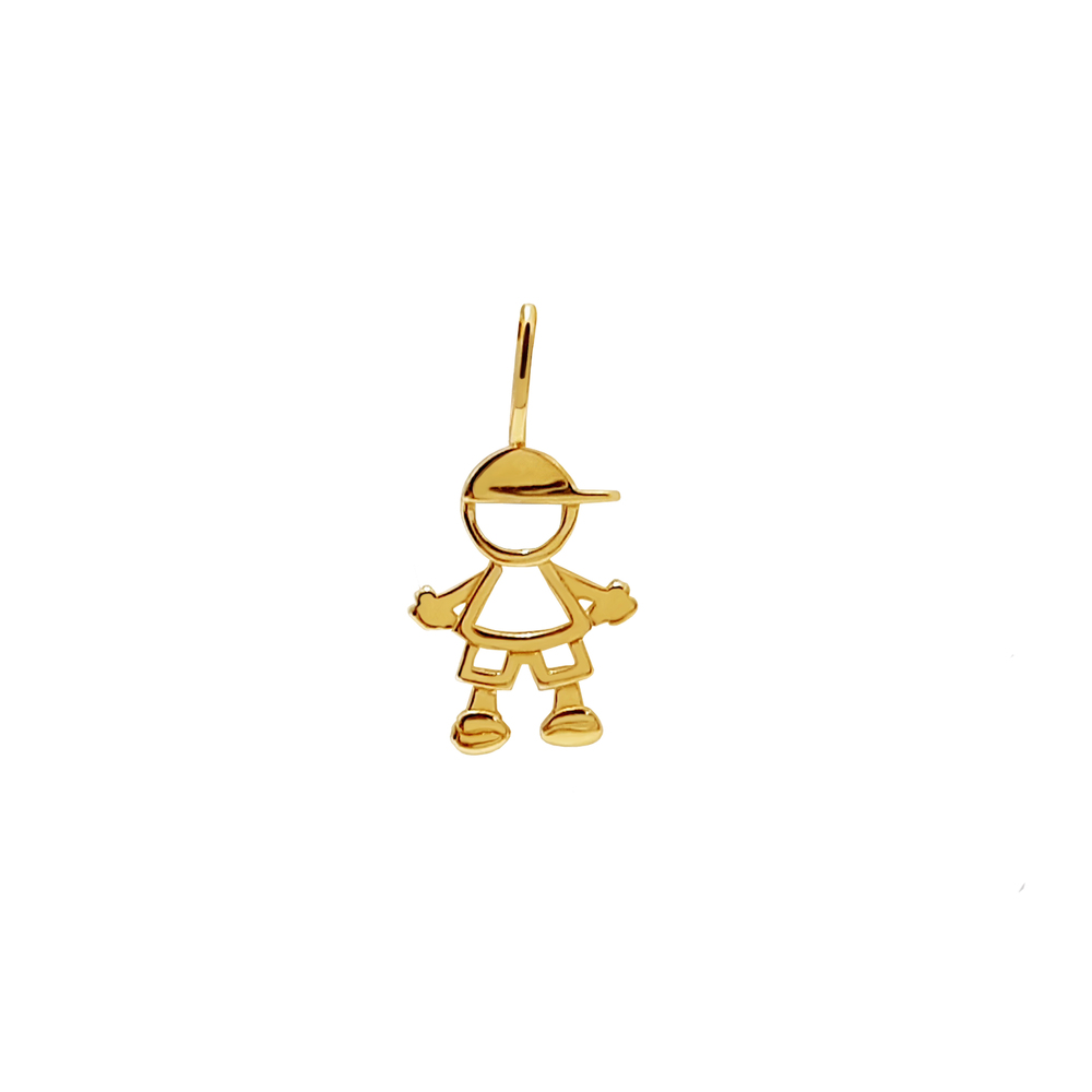 imagem Pingente em Ouro 18k. Menino