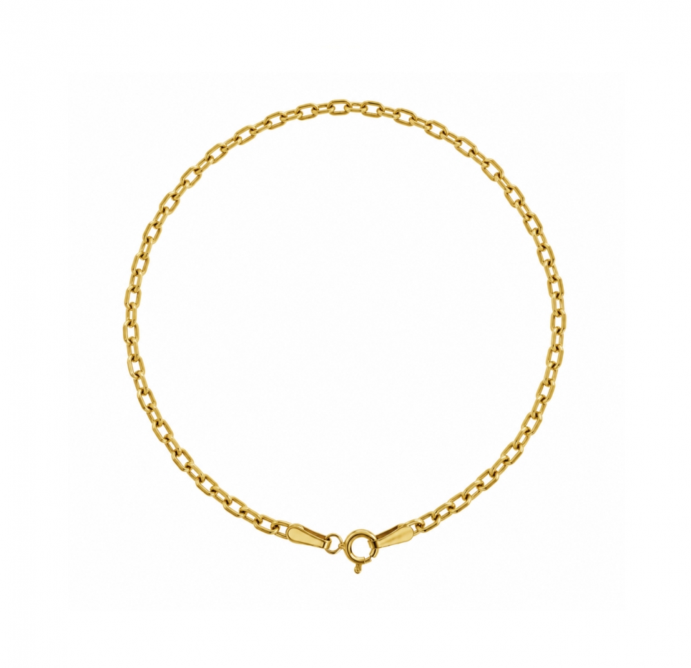 imagem Pulseira masculina em Ouro 18k. elo Cartier