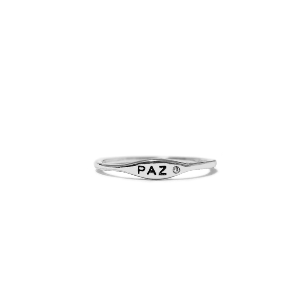 imagem Anel Paz em Prata 925