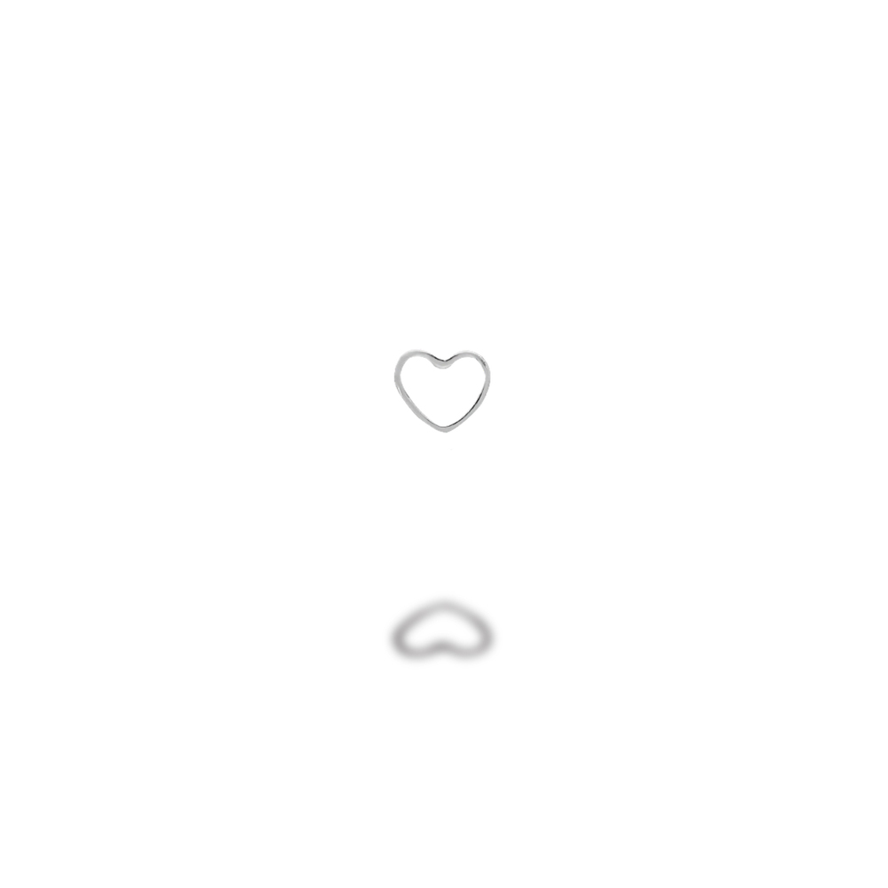 imagem Pingente Line Heart em Prata 925  