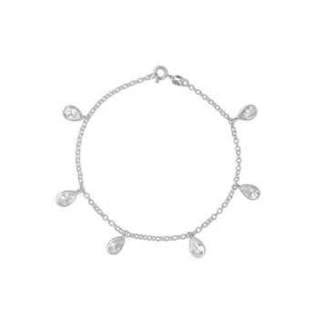 imagem Pulseira feminina em Prata 925 gotas