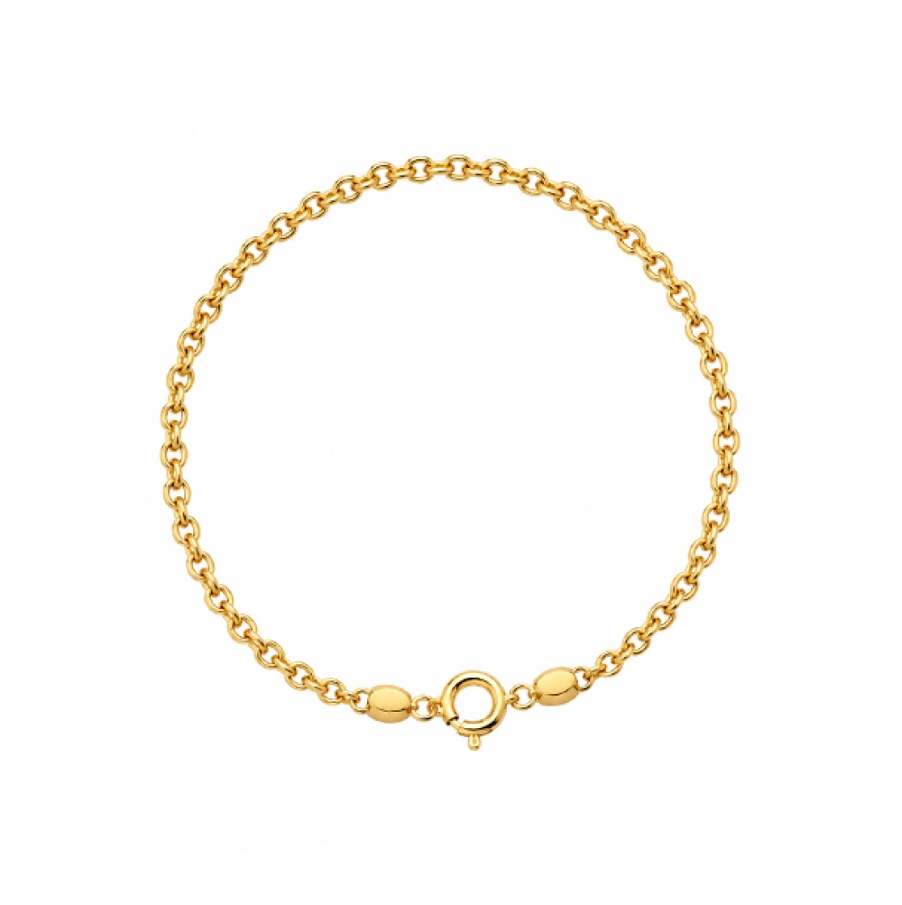 imagem Pulseira em Ouro 18k elo português